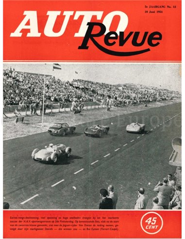 1954 AUTO REVUE MAGAZINE 12 DUTCH