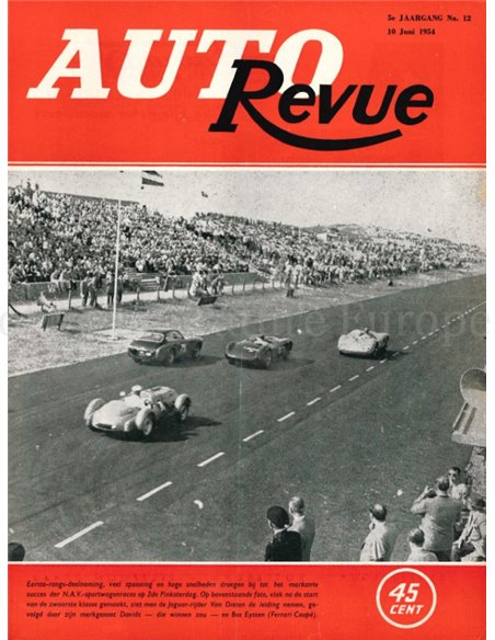 1954 AUTO REVUE MAGAZINE 12 DUTCH