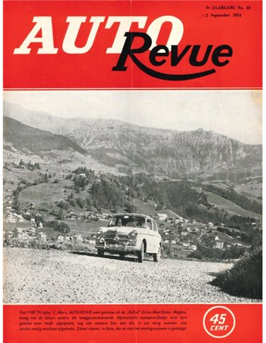 1954 AUTO REVUE MAGAZINE 18 DUTCH