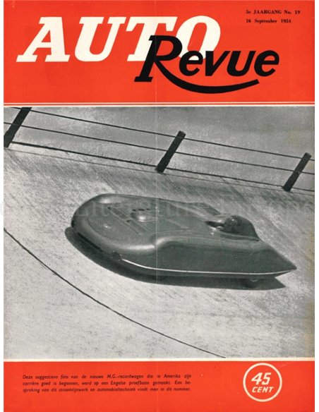 1954 AUTO REVUE MAGAZINE 19 DUTCH
