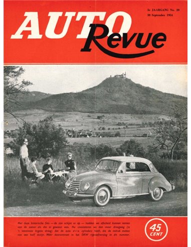 1954 AUTO REVUE MAGAZINE 20 DUTCH