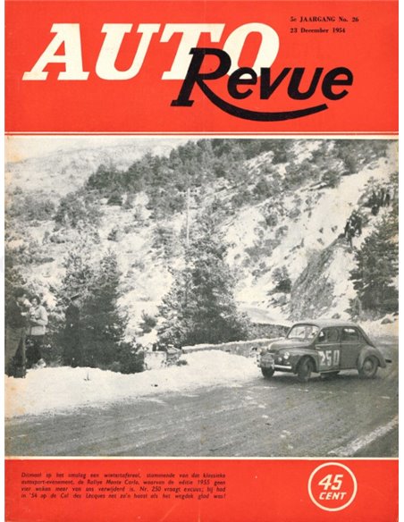 1954 AUTO REVUE MAGAZIN 26 NIEDERLÄNDISCH