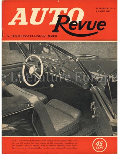 1952 AUTO REVUE MAGAZIN 5 NIEDERLÄNDISCH