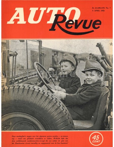1952 AUTO REVUE MAGAZIN 7 NIEDERLÄNDISCH