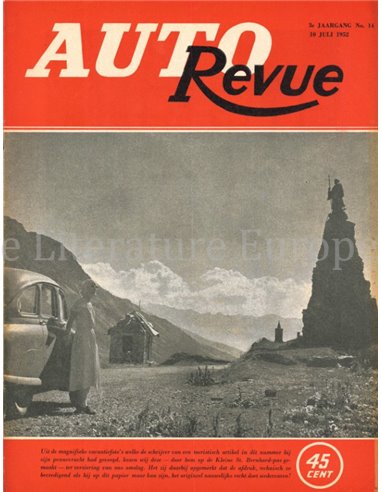 1952 AUTO REVUE MAGAZIN 14 NIEDERLÄNDISCH