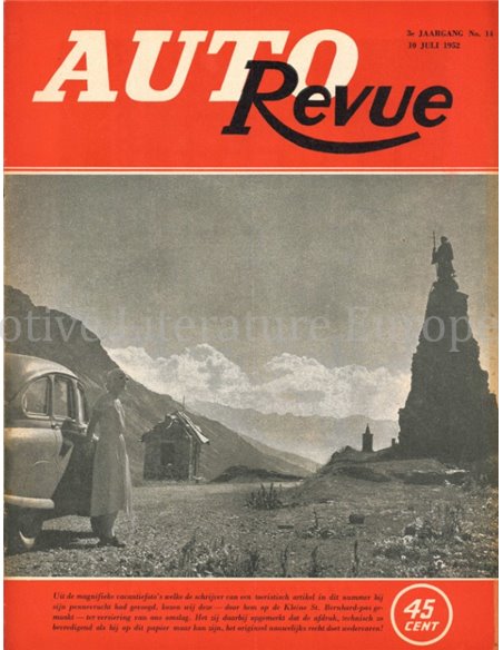 1952 AUTO REVUE MAGAZIN 14 NIEDERLÄNDISCH