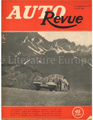 1952 AUTO REVUE MAGAZIN 15 NIEDERLÄNDISCH