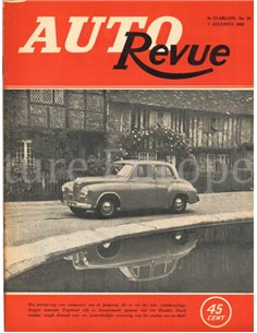1952 AUTO REVUE MAGAZIN 16 NIEDERLÄNDISCH