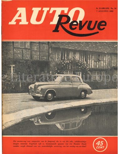 1952 AUTO REVUE MAGAZIN 16 NIEDERLÄNDISCH