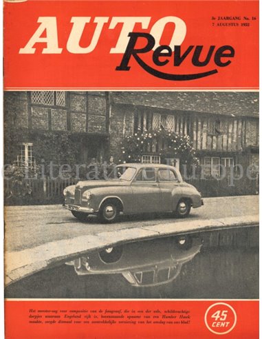1952 AUTO REVUE MAGAZINE 16 NEDERLANDS