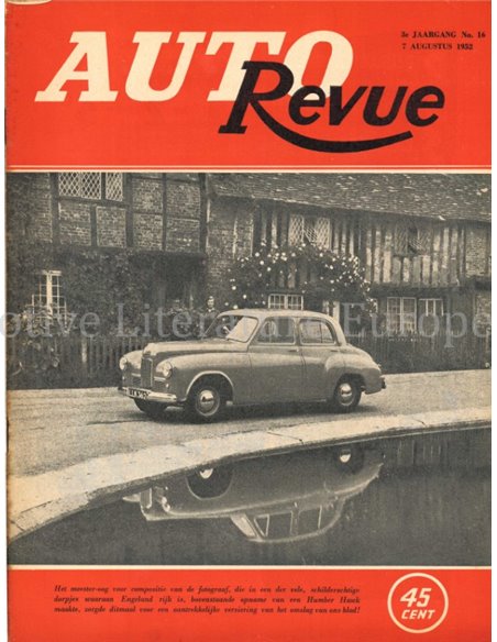 1952 AUTO REVUE MAGAZINE 16 DUTCH