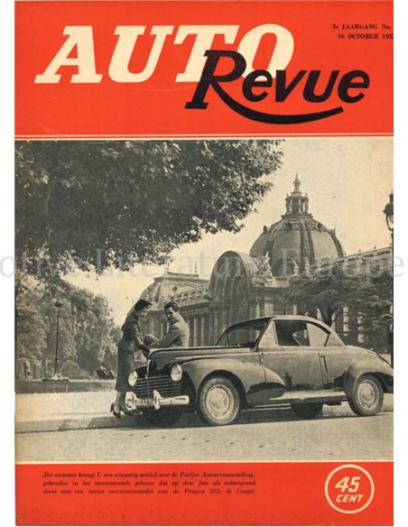 1952 AUTO REVUE MAGAZINE 21 DUTCH
