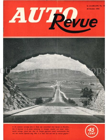 1954 AUTO REVUE MAGAZIN 2 NIEDERLÄNDISCH