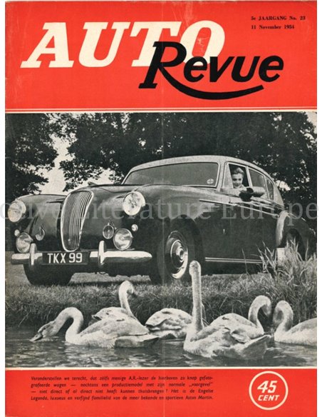 1954 AUTO REVUE MAGAZINE 22 DUTCH