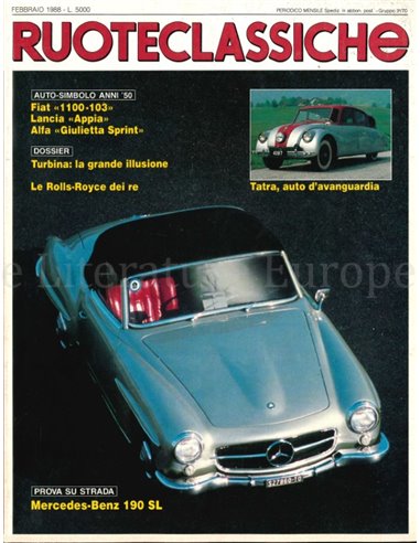 1988 RUOTECLASSICHE MAGAZINE 4 ITALIAANS