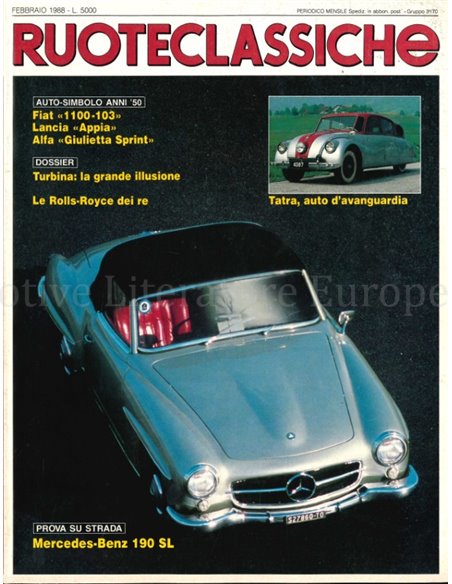 1988 RUOTECLASSICHE ZEITSCHRIFT 4 ITALIENISCH