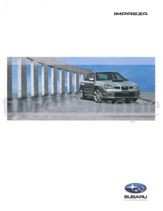 2006 SUBARU IMPREZA BROCHURE ENGLISH