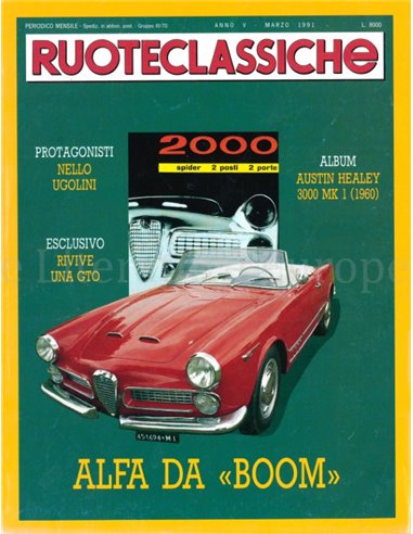 1991 RUOTECLASSICHE MAGAZINE 38 ITALIAN