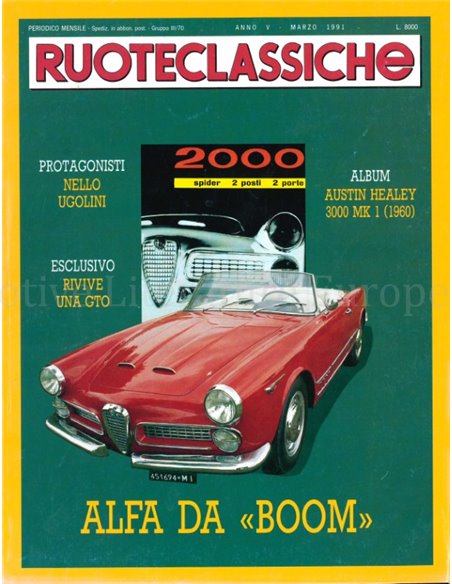 1991 RUOTECLASSICHE MAGAZINE 38 ITALIAANS