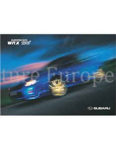 2003 SUBARU IMPREZA WRX STI BROCHURE DUITS