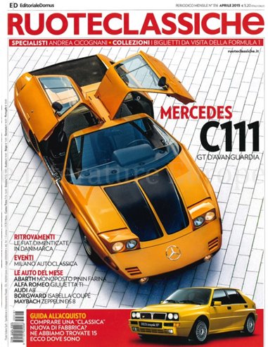 2015 RUOTECLASSICHE ZEITSCHRIFT 316 ITALIENISCH