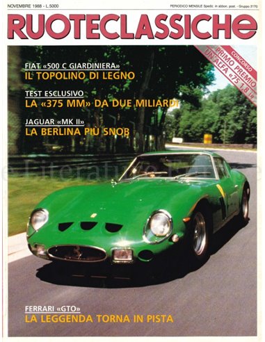 1988 RUOTECLASSICHE MAGAZINE 12 ITALIAANS