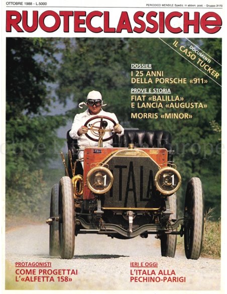 1988 RUOTECLASSICHE MAGAZINE 11 ITALIAN