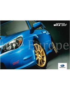 2006 SUBARU IMPREZA WRX STI BROCHURE NEDERLANDS