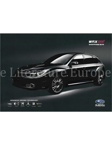 2008 SUBARU IMPREZA WRX STI BROCHURE ENGELS