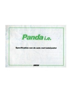 1988 FIAT PANDA SPECIFICATIES NEDERLANDS