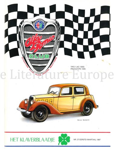 1987 ALFA ROMEO CLUB HET KLAVERBLAADJE 37 DUTCH
