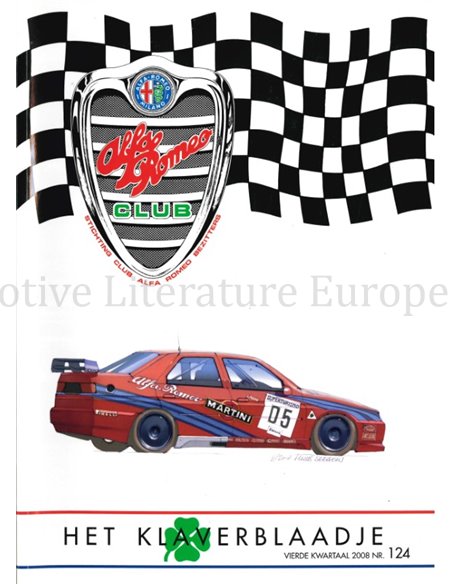 2008 ALFA ROMEO CLUB HET KLAVERBLAADJE 124 NIEDERLÄNDISCH