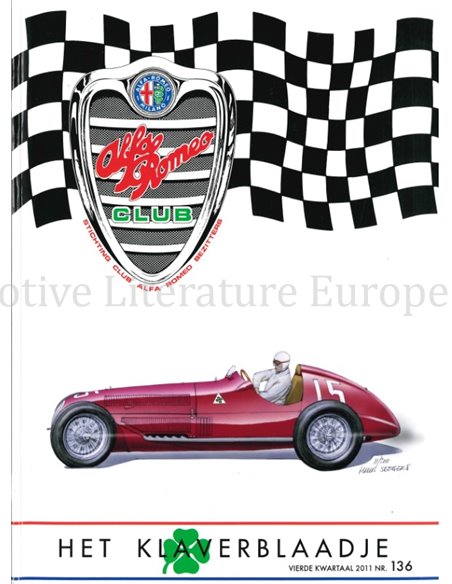 2011 ALFA ROMEO CLUB HET KLAVERBLAADJE 136 NIEDERLÄNDISCH