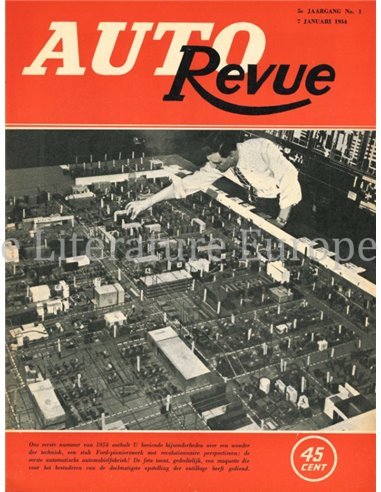 1954 AUTO REVUE MAGAZIN 1 NIEDERLÄNDISCH