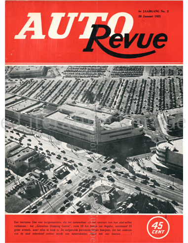 1955 AUTO REVUE MAGAZINE 2 NEDERLANDS