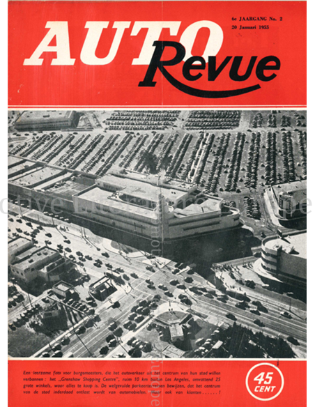 1955 AUTO REVUE MAGAZIN 2 NIEDERLÄNDISCH