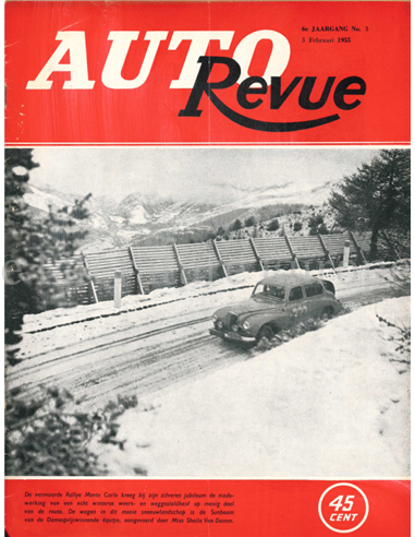 1955 AUTO REVUE MAGAZINE 3 DUTCH