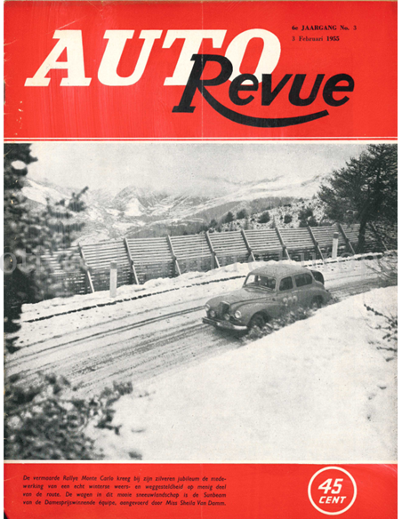1955 AUTO REVUE MAGAZINE 3 DUTCH