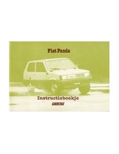 1980 FIAT PANDA INSTRUCTIEBOEKJE NEDERLANDS