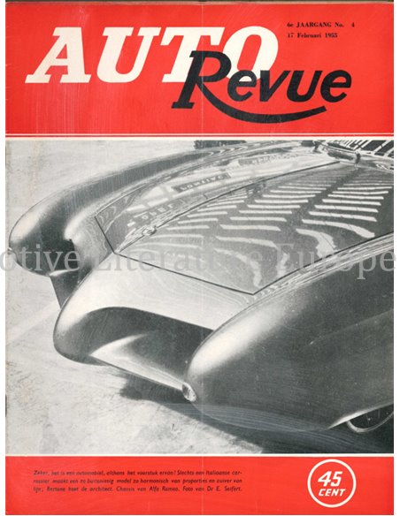 1955 AUTO REVUE MAGAZINE 4 DUTCH