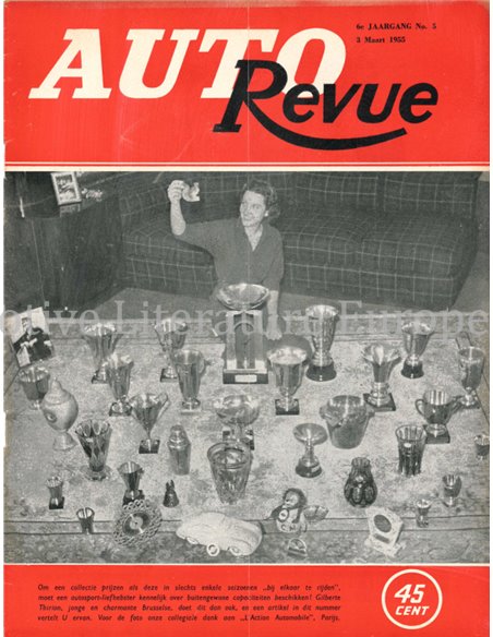 1955 AUTO REVUE MAGAZINE 4 DUTCH