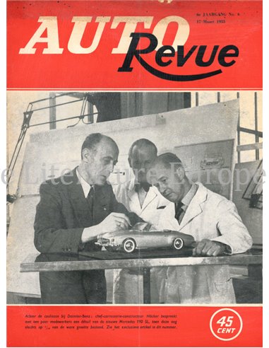 1955 AUTO REVUE MAGAZIN 3 NIEDERLÄNDISCH