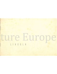 1956 LINCOLN PROSPEKT NIEDERLÄNDISCH