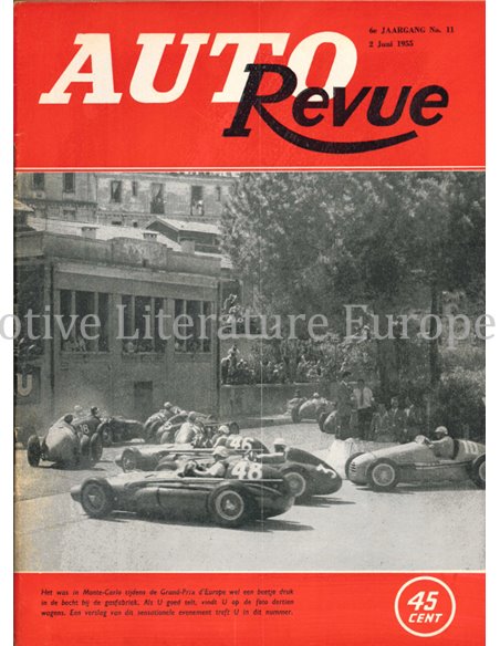 1955 AUTO REVUE MAGAZINE 4 DUTCH