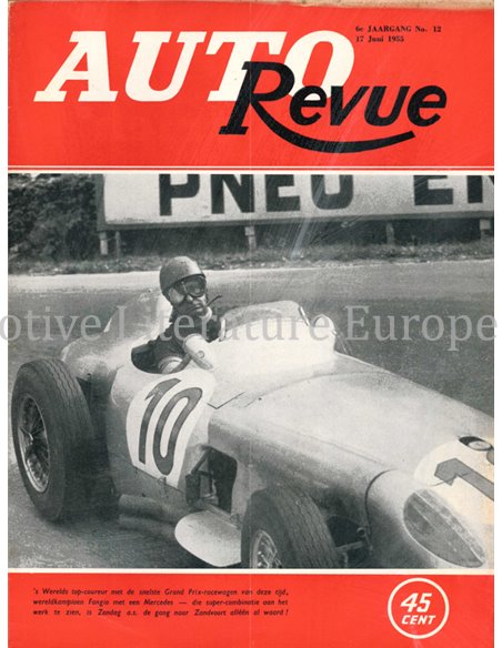 1955 AUTO REVUE MAGAZINE 4 DUTCH