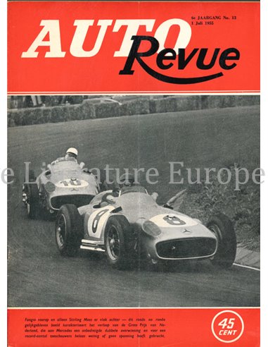 1955 AUTO REVUE MAGAZINE 4 DUTCH