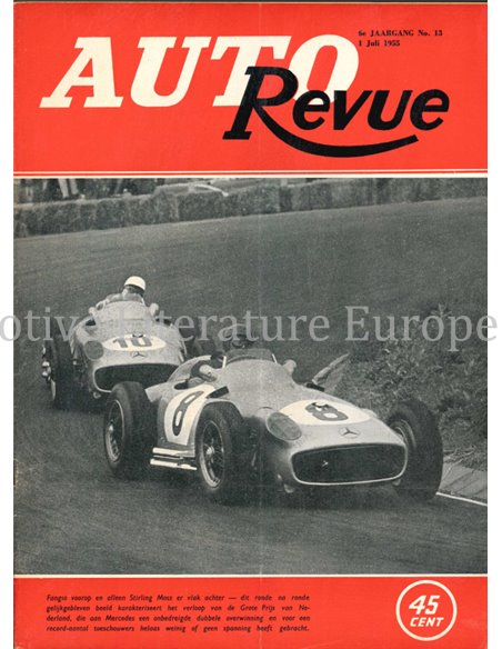 1955 AUTO REVUE MAGAZINE 4 DUTCH