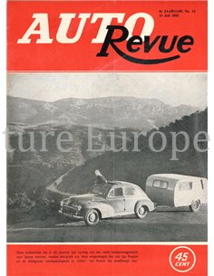 1955 AUTO REVUE MAGAZIN 3 NIEDERLÄNDISCH