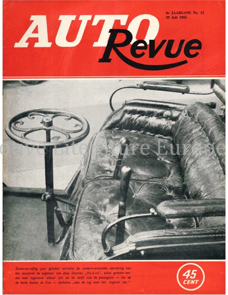 1955 AUTO REVUE MAGAZIN 3 NIEDERLÄNDISCH