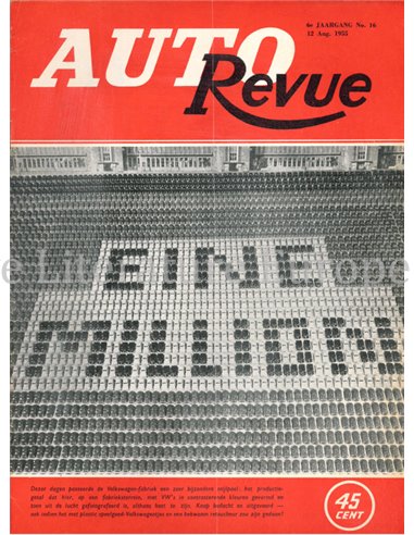 1955 AUTO REVUE MAGAZINE 4 DUTCH